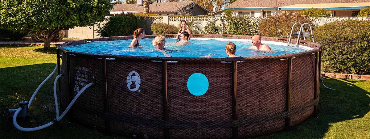 Instalar uma piscina desmontável