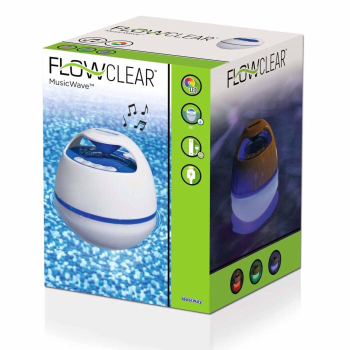 Altifalante Bluetooth LED Flutuante Flowclear™ MusicWave™