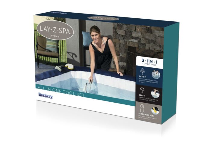 Conjunto de ferramentas de limpeza tudo em um Lay-Z-Spa®