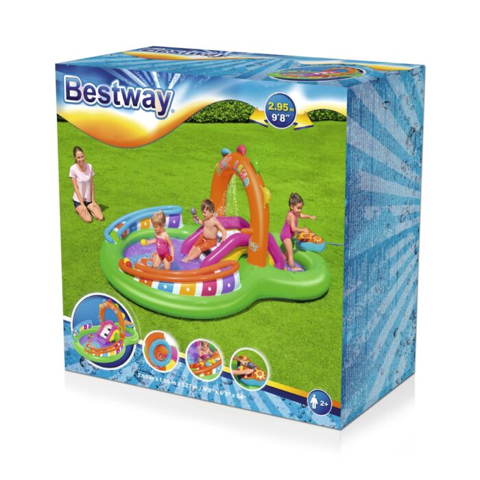 Centro de jogos aquáticos insuflável Canta e Chapinha da Bestway®