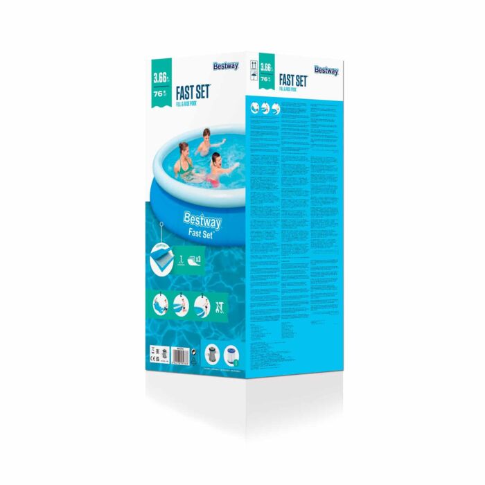 Pack de piscina insuflável Fast Set™ 3,66 m x 76 cm