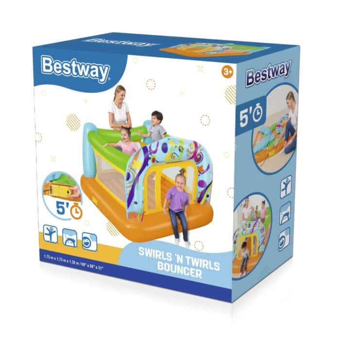 Insuflável Bestway® Swirls 'n Twirls™ com Bomba Incorporada