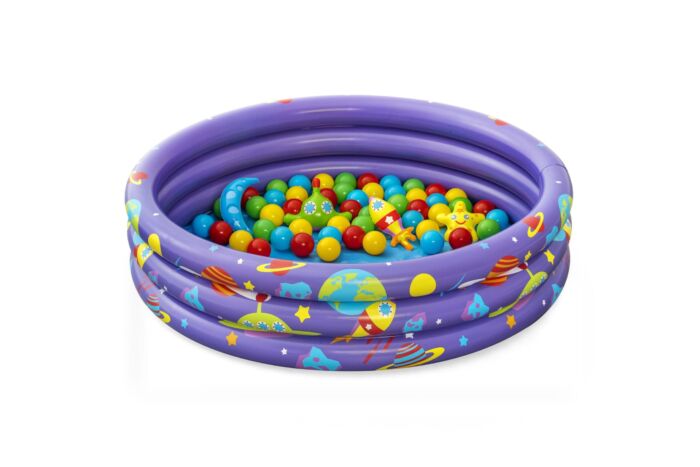 Piscina de Bolas e Jogo com 50 bolas para Brincar Bestway® Intergalactic Surprise™