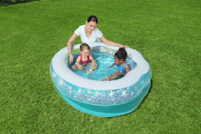 Piscina Insuflável para Crianças Bestway® Sparkle Shell™ de 1,5m