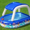 Piscina familiar insuflável Capitão marinho da Bestway® com guarda-sol UV Careful™