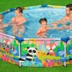 Conjunto de Piscina Desmontável Bestway® Steel Pro Desenhos de Animais 2.74 m x 66 cm