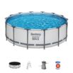 Conjunto de Piscina Desmontável Bestway® Steel Pro MAX ™ Redonda de 4,27 m x 1,22 m