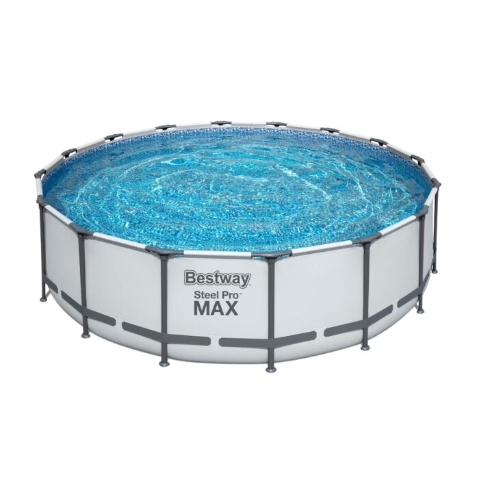 Conjunto de Piscina Desmontável Bestway® Steel Pro MAX ™ Redonda de 4,88 m x 1,22 m