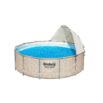 Conjunto de Piscina Desmontável Power Steel™ com Toldo 3,96 m x 1,07 m