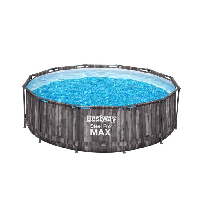 Conjunto de Piscina Redonda Desmontável Bestway® Steel Pro MAX™ 3,66 m x 1,00 m