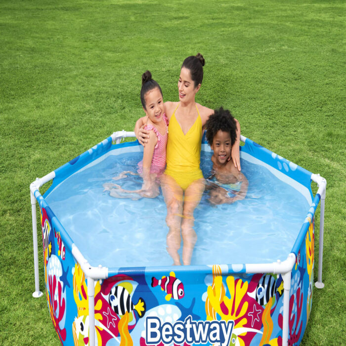 Piscina Desmontável Redonda Bestway® Steel Pro™ UV Careful™ Splash-in-Shade 1,83 m x 51 cm