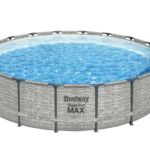 Conjunto de Piscina Desmontável Redonda Bestway® Steel Pro MAX™ de 5,49 m x 1,22 m