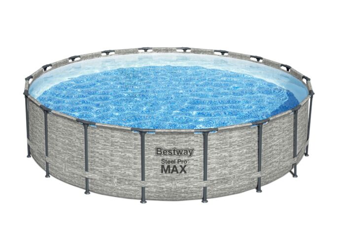 Conjunto de Piscina Desmontável Redonda Bestway® Steel Pro MAX™ de 5,49 m x 1,22 m