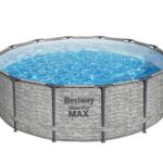 Bestway® Steel Pro MAX™ Conjunto de Piscina Desmontável Redonda 4,27m x 1,22m