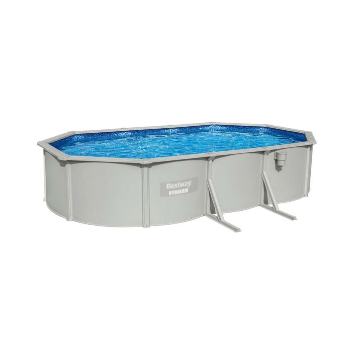 Conjunto de Piscina Desmontável de Parede de Aço Bestway® Hydrium™ de 6,10 m x 3,60 m x 1,20 m