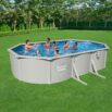 Conjunto de Piscina Desmontável de Parede de Aço Bestway® Hydrium™ de 6,10 m x 3,60 m x 1,20 m