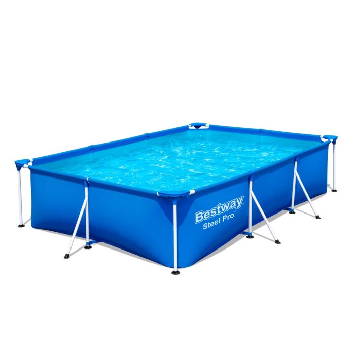 Piscina Desmontável Bestway® Steel Pro™ Retangular de 3,00m x 2,01m x 66 cm