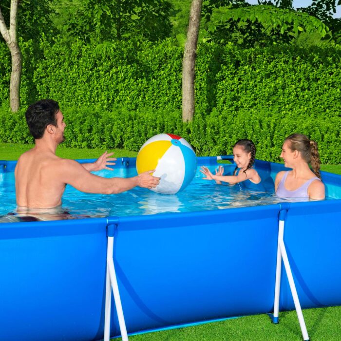 Piscina Desmontável Bestway® Steel Pro™ Retangular de 3,00m x 2,01m x 66 cm