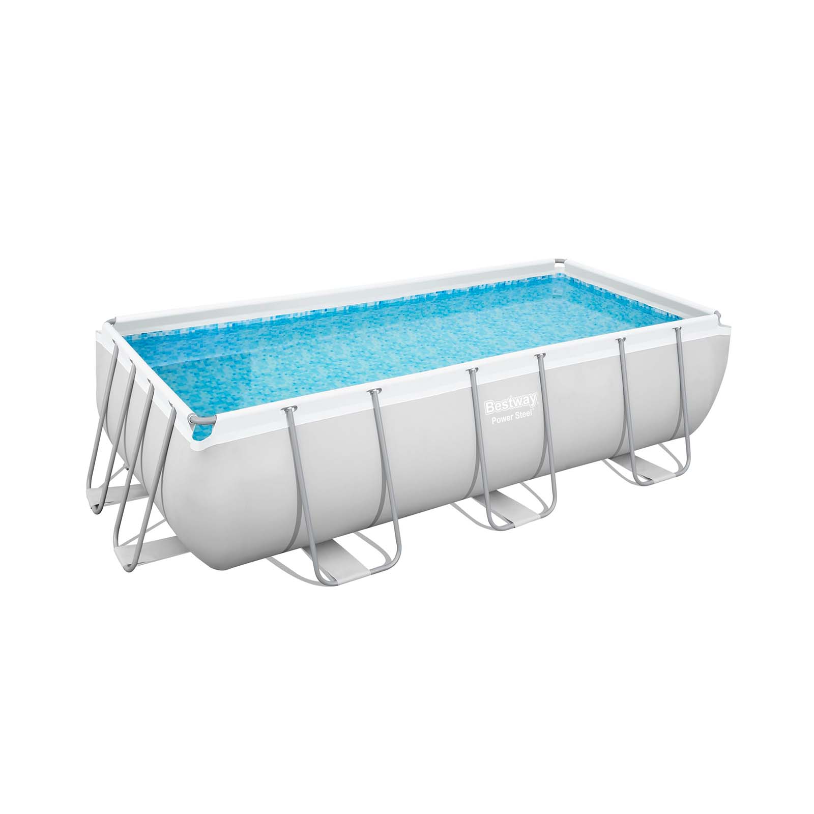 Conjunto de Piscina Desmontável Tubular Bestway® Power Steel ™ de 4, 04 m x 2,01 m x 1,00 m com Bomba de Filtragem de 2006 L/h