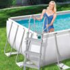 Conjunto de Piscina Desmontável Tubular Bestway® Power Steel ™ de 4, 04 m x 2,01 m x 1,00 m com Bomba de Filtragem de 2006 L/h