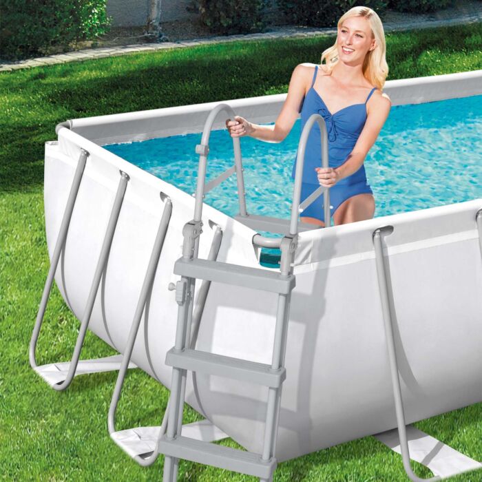 Conjunto de Piscina Desmontável Tubular Bestway® Power Steel ™ de 4, 04 m x 2,01 m x 1,00 m com Bomba de Filtragem de 2006 L/h