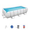 Conjunto de Piscina Desmontável Tubular Bestway® Power Steel ™ de 4, 04 m x 2,01 m x 1,00 m com Bomba de Filtragem de 2006 L/h