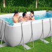 Conjunto de Piscina Desmontável Tubular Bestway® Power Steel ™ de 4, 04 m x 2,01 m x 1,00 m com Bomba de Filtragem de 2006 L/h