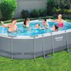 Conjunto de Piscina Desmontável Bestway® Power Steel ™ de 4,88 m x 3,05 m x 1,07 m