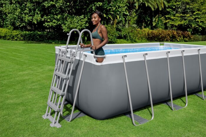 Conjunto de Piscina Desmontável Bestway® Power Steel ™ 4,12 m x 2,01 m x 1,22 m