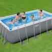 Conjunto de Piscina Desmontável Bestway® Power Steel ™ 4,12 m x 2,01 m x 1,22 m