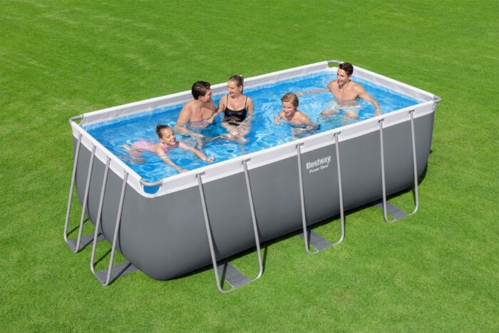 Conjunto de Piscina Desmontável Bestway® Power Steel ™ 4,12 m x 2,01 m x 1,22 m