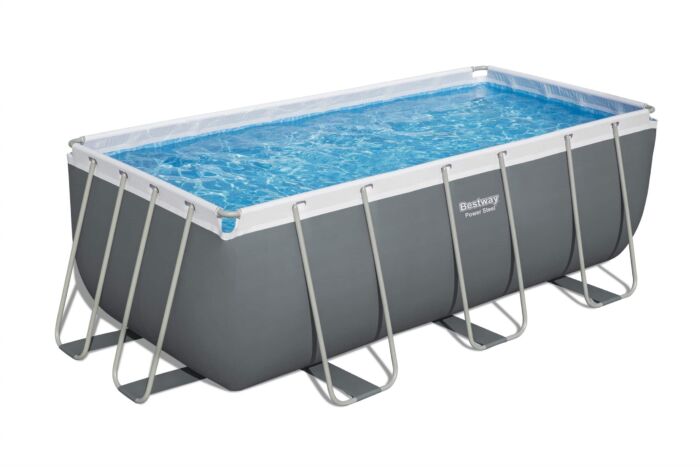 Conjunto de Piscina Desmontável Bestway® Power Steel ™ 4,12 m x 2,01 m x 1,22 m