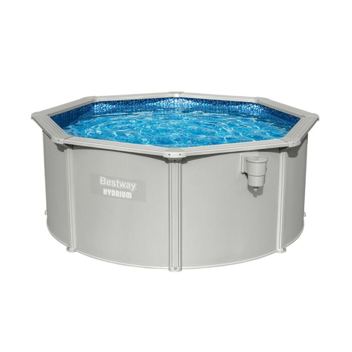 Conjunto de Piscina Desmontável de Parede de Aço Redonda Bestway® Hydrium™ de 3,00 m x 1,20 m