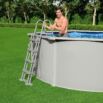 Conjunto de Piscina Desmontável de Parede de Aço Redonda Bestway® Hydrium™ de 3,00 m x 1,20 m