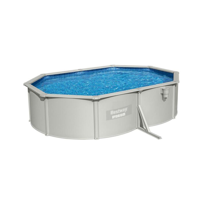 Conjunto de Piscina Desmontável de Parede de Aço Bestway® Hydrium™ de 5,00 m x 3,60 m x 1,20 m