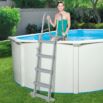 Conjunto de Piscina Desmontável de Parede de Aço Bestway® Hydrium™ de 5,00 m x 3,60 m x 1,20 m