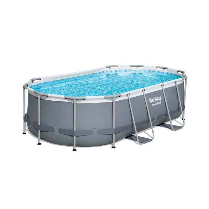 Conjunto de Piscina Desmontável Bestway® Power Steel ™ de 4,27 m x 2,50 m x 1,00 m