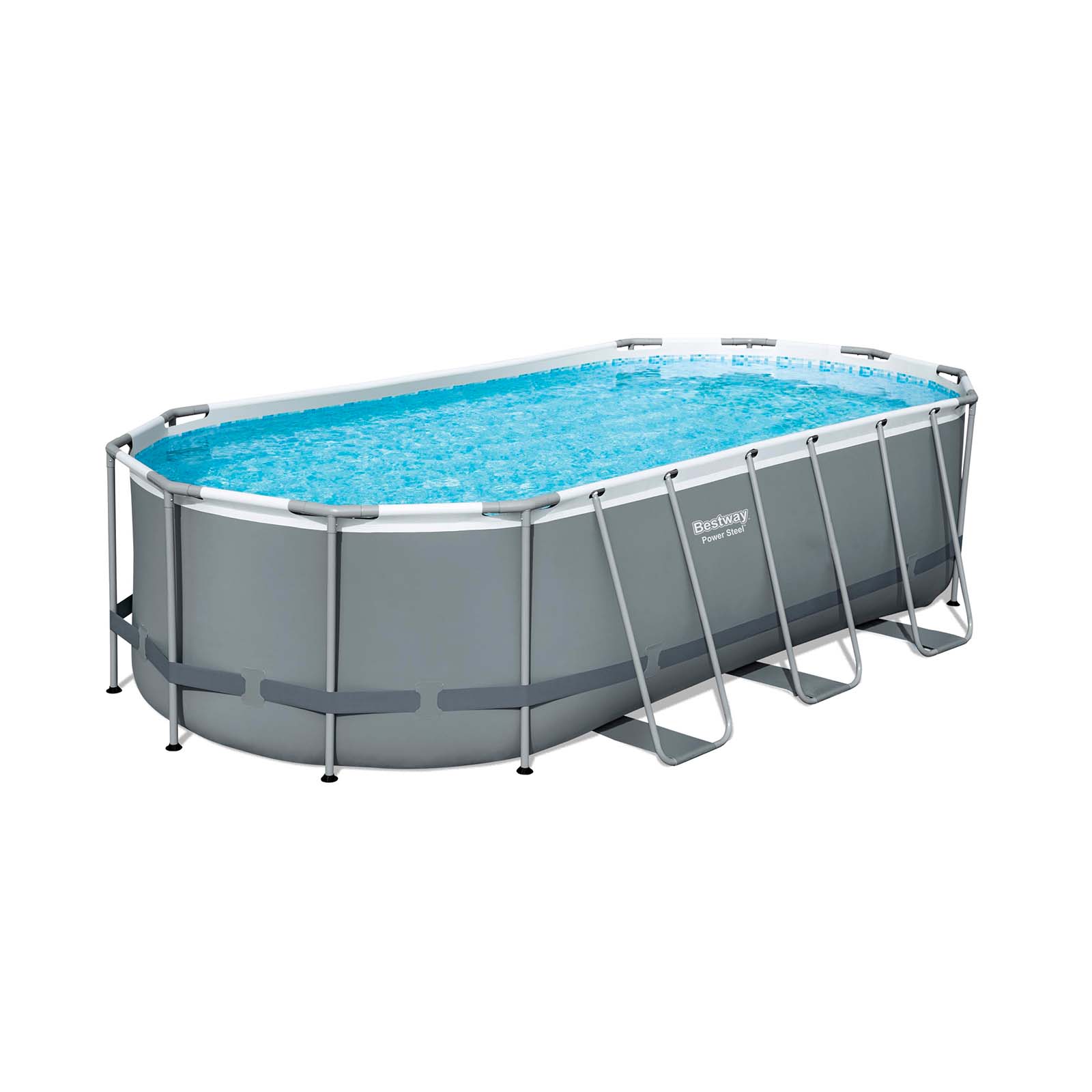 Conjunto de Piscina Desmontável Bestway® Power Steel ™ de 5,49 m x 2,74 m x 1,22 m