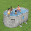 Conjunto de Piscina Desmontável Power Steel™ Swim Vista Series™ II de 4,27 m x 2,50 m x 1,00 m