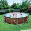 Conjunto de Piscina Desmontável Bestway® Vime de Rotim de 4,27m x 1,22 m