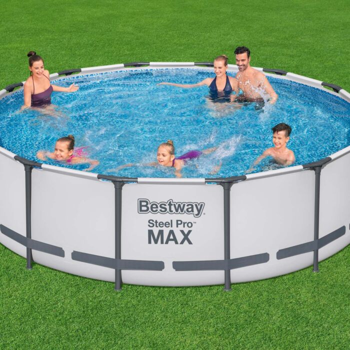 Conjunto de Piscina Desmontável Bestway® Steel Pro MAX™ de 4,27m x 1,07 m