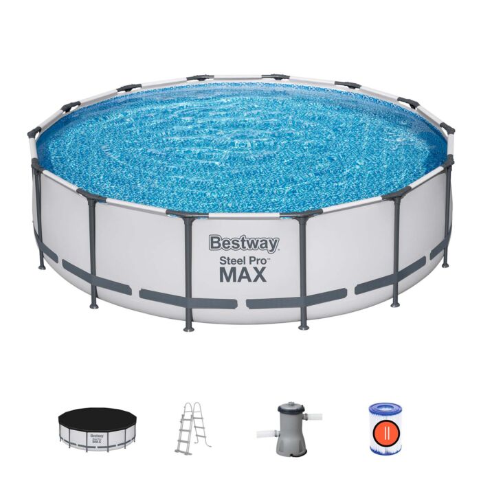 Conjunto de Piscina Desmontável Bestway® Steel Pro MAX™ de 4,27m x 1,07 m