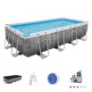 Conjunto de Piscina Desmontável Power Steel™ de 5,49 m x 2,74 m x 1,22 m com Filtro de Areia