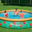 Piscina Insuflável Fast Set Bestway Paradise Palms 4, 57 m x 84 cm com Bomba de Filtragem de 2.006 L/H