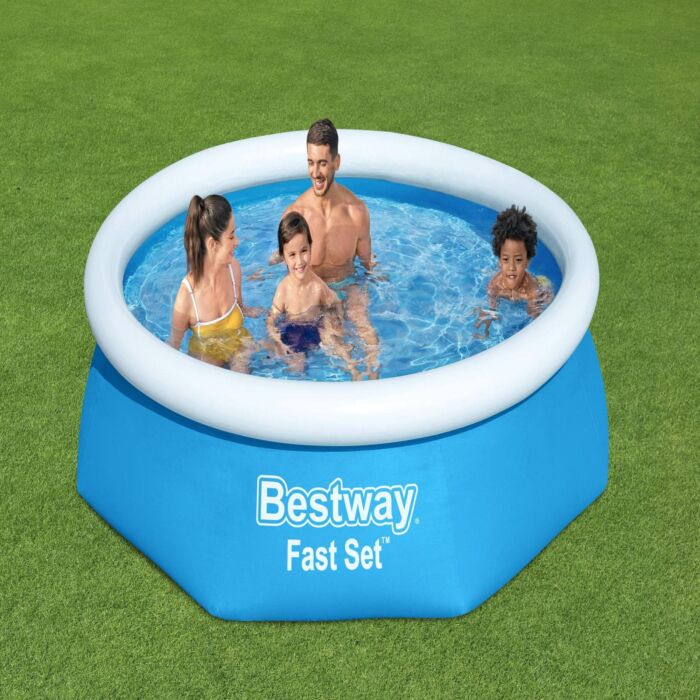 Piscina Insuflável Redonda Bestway® Fast Set™ 2,44 m x 61 cm