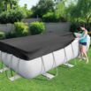 Conjunto de Piscina Tubular Desmontável Bestway® Power Steel ™ de 4, 12 m x 2,01 m x 1,22 m, Bomba de Filtragem de Areia de 3028 L/h,