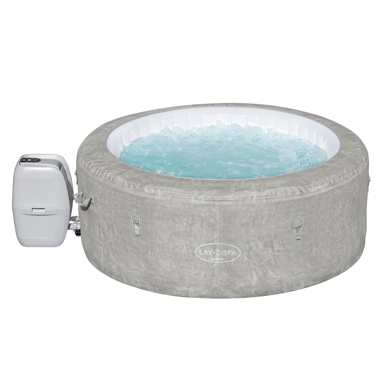 Spa de Hidromassagem Insuflável Lay-Z-Spa® Zurich AirJet™ com Cobertura EnergySense™ 2-4 Pessoas