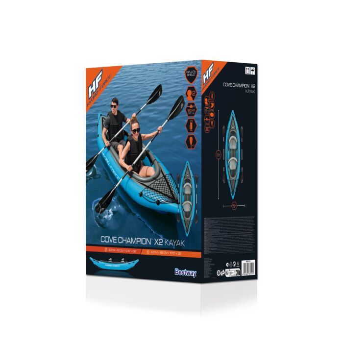 Conjunto de Caiaque Inflável Hydro-Force™ Cove Champion™ X2 3,31 m