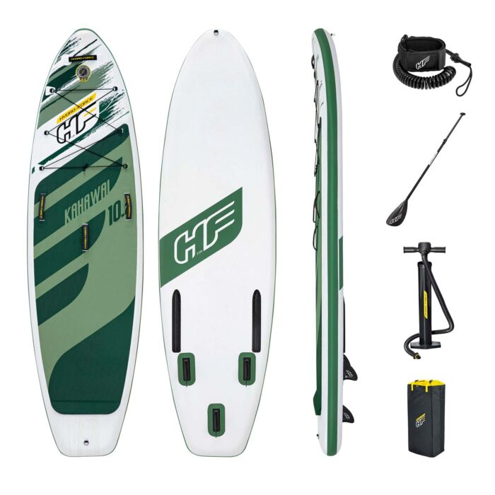 Hydro-Force™ Kahawai Conjunto de pranchas de surf a remo infláveis de 3,10 m
