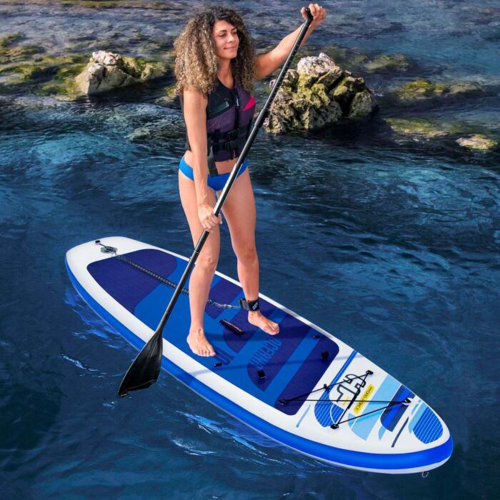 Prancha de Stand Up Paddle Surf Insuflável Bestway® Hydro-Force Oceana Conversível 3,05 m x 84 cm x 12 cm